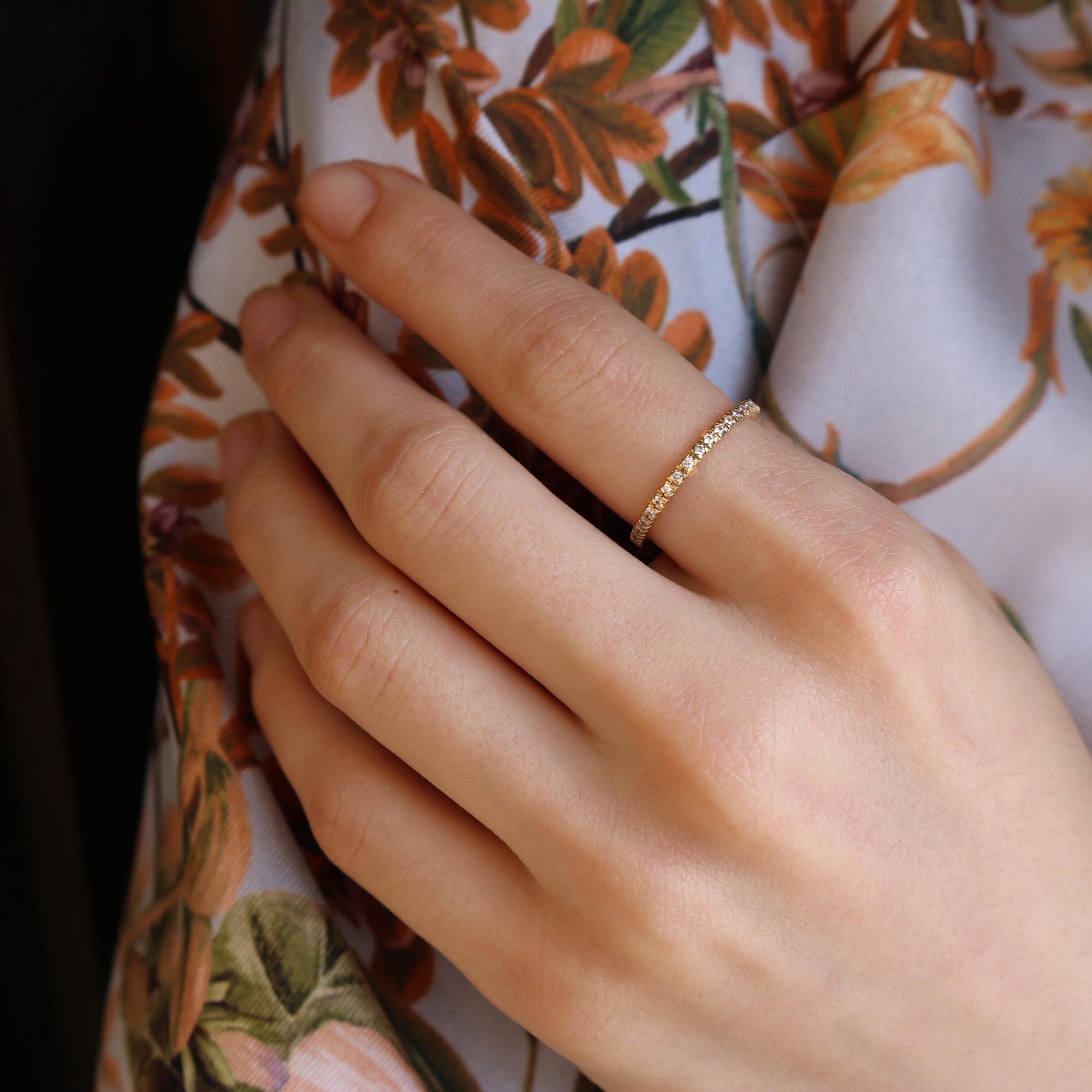 Los Angeles Diamond Pave Band