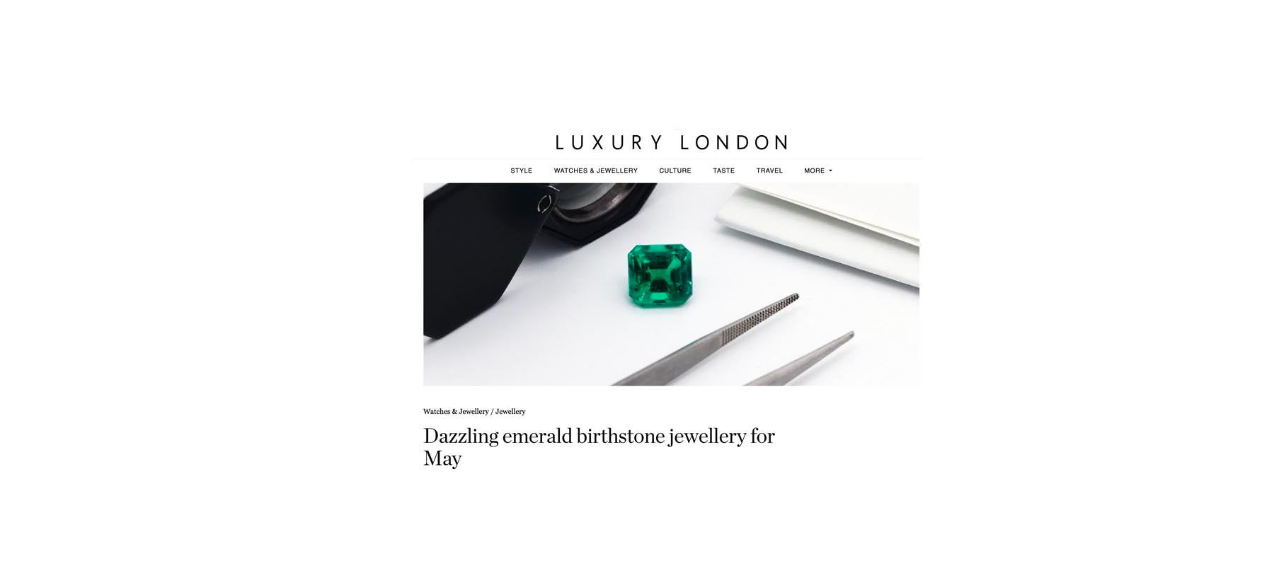Luxury London - Emeralds