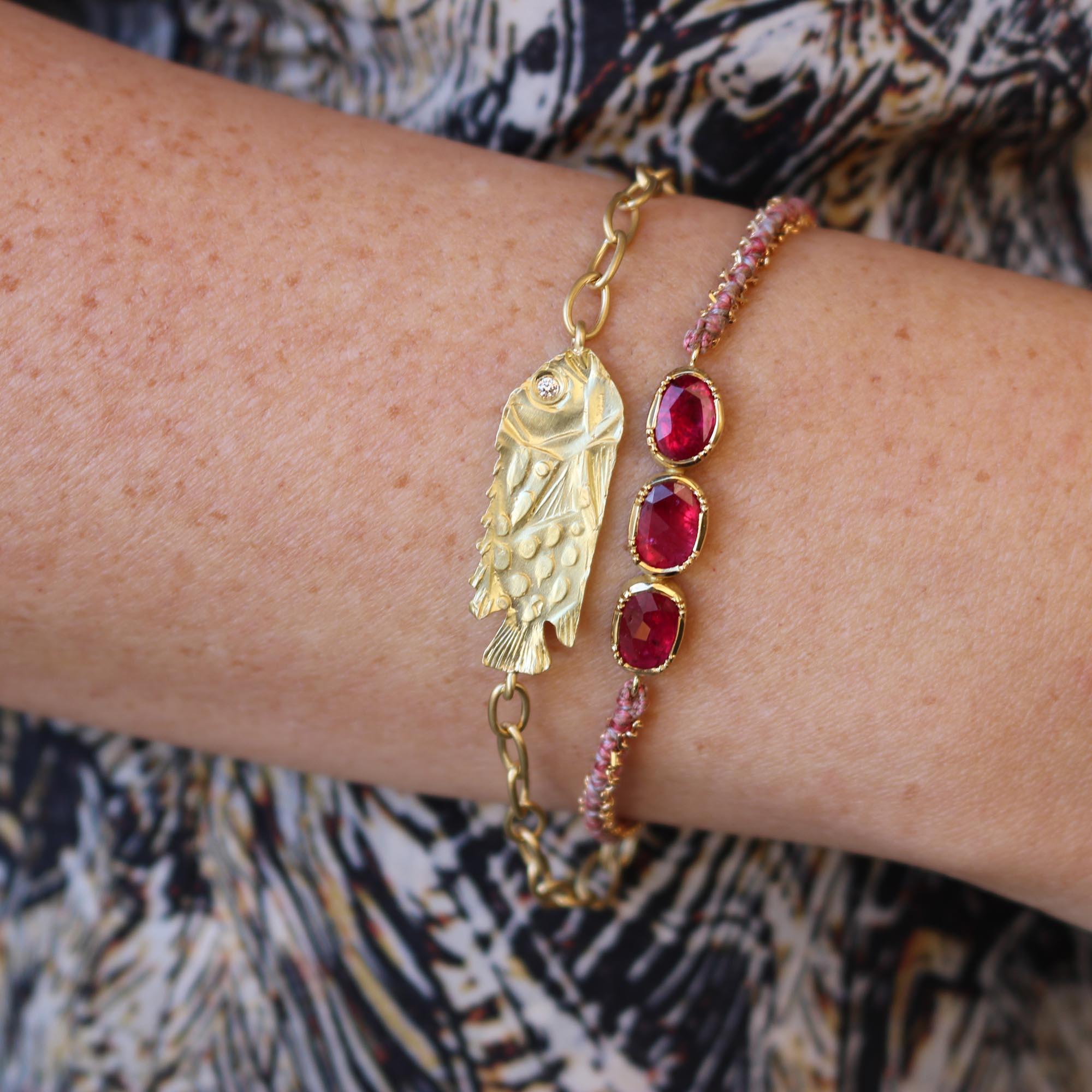 Fish Chain Link Bracelet