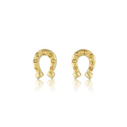 Diamond Horseshoe Earrings