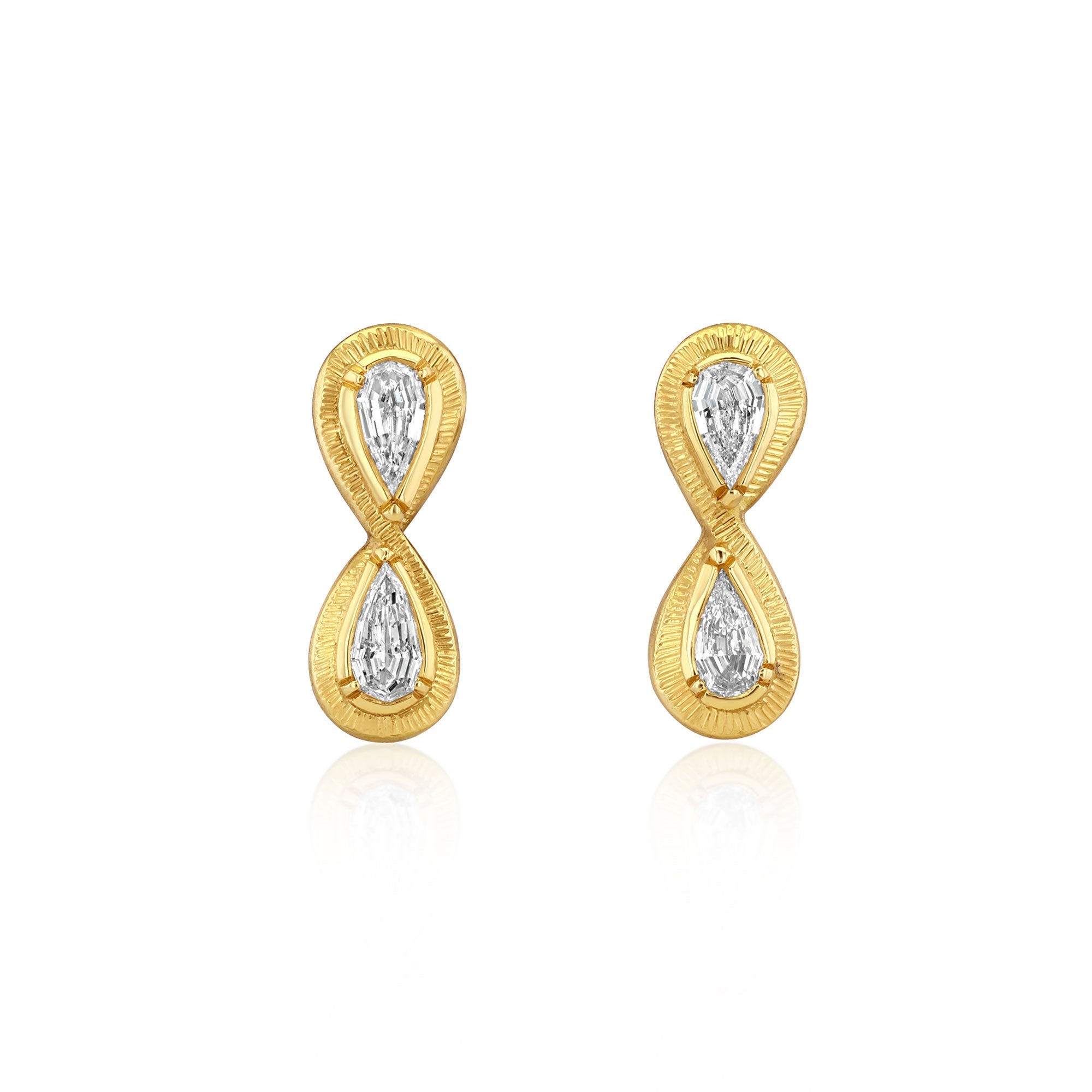 brooke gregson Mobius Diamond Earrings