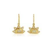 Diamond Sun Beam Earrings