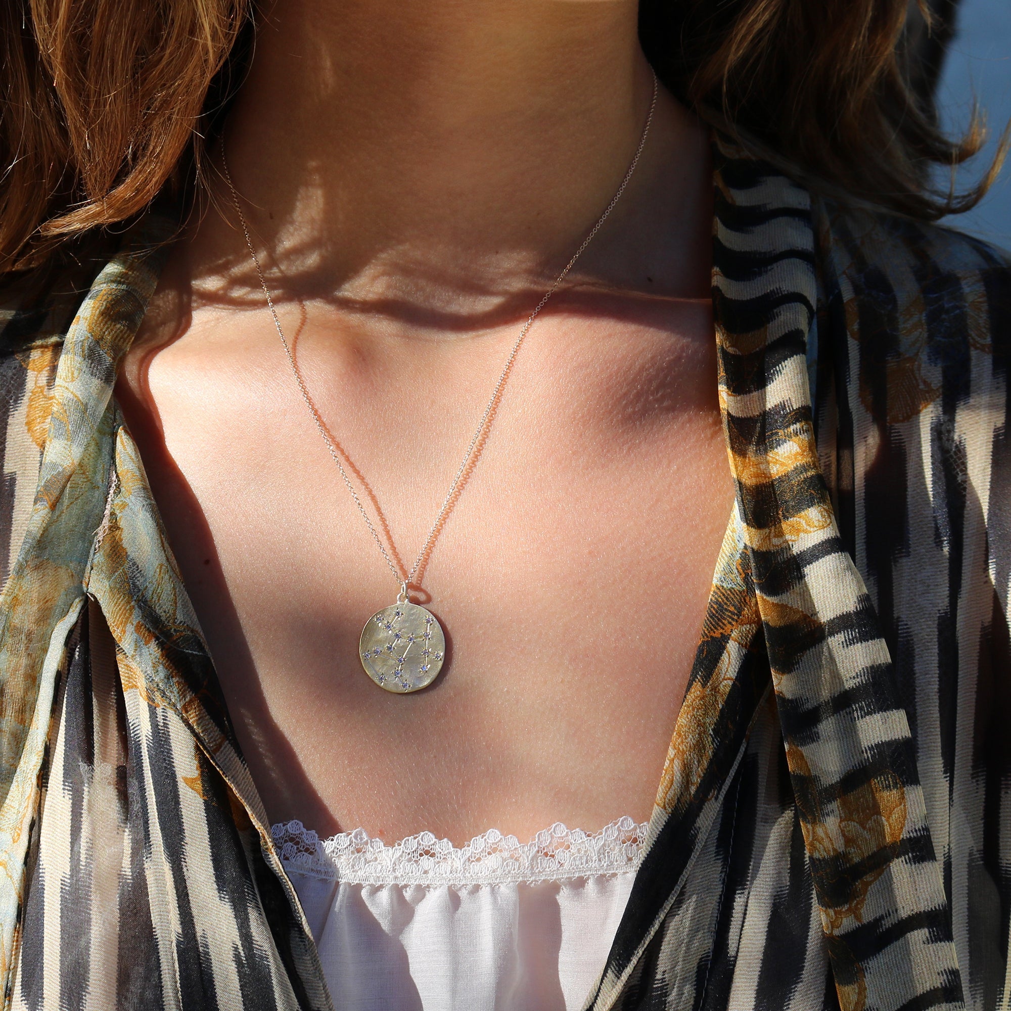 Sagittarius Diamond Astrology Necklace – Brooke Gregson US