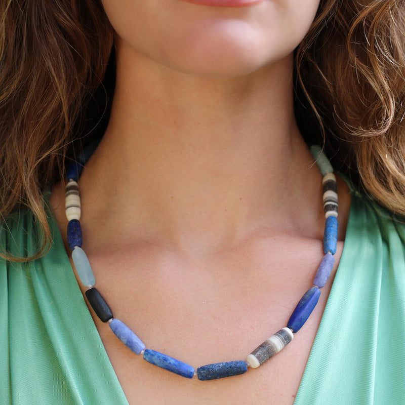 BEADED GEMSTONE NECKLACE