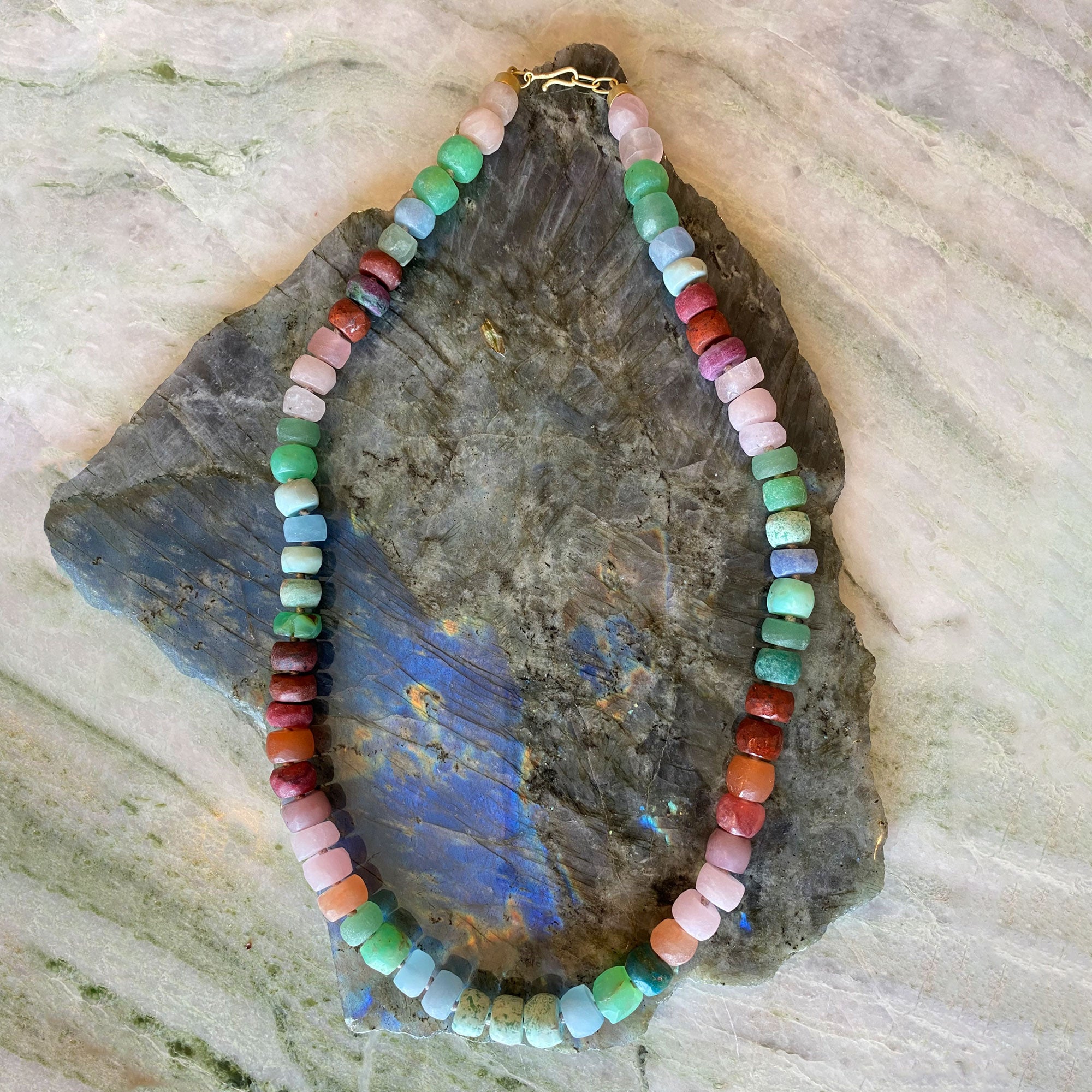 Candy Gem Bead Necklace