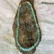 Gem Quality Mint Tourmaline Bead Necklace