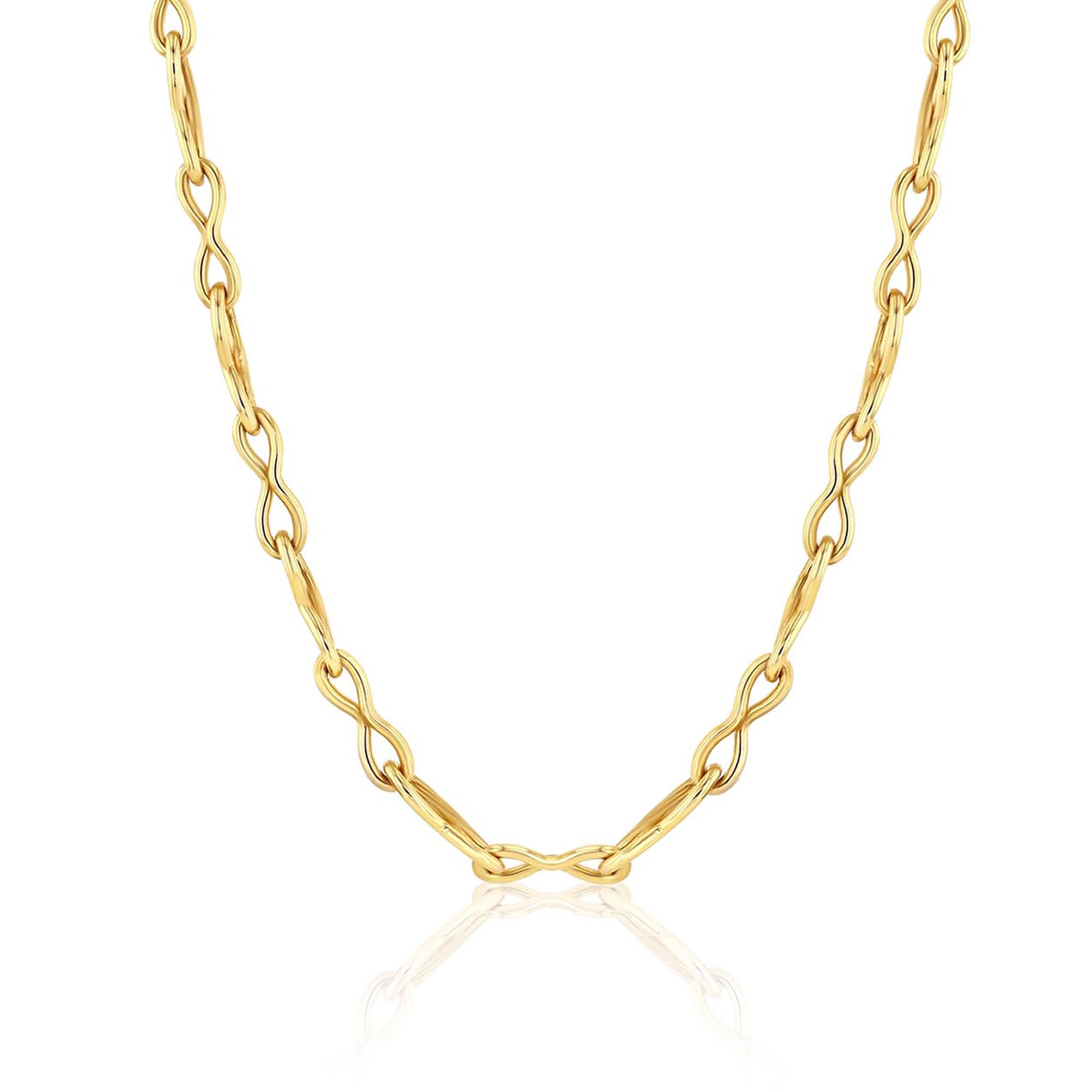 Mobius Chain Link Necklace