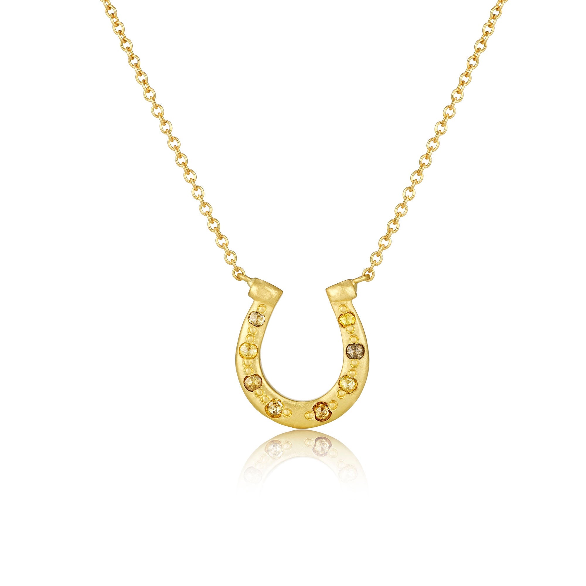 Diamond Horseshoe Necklace