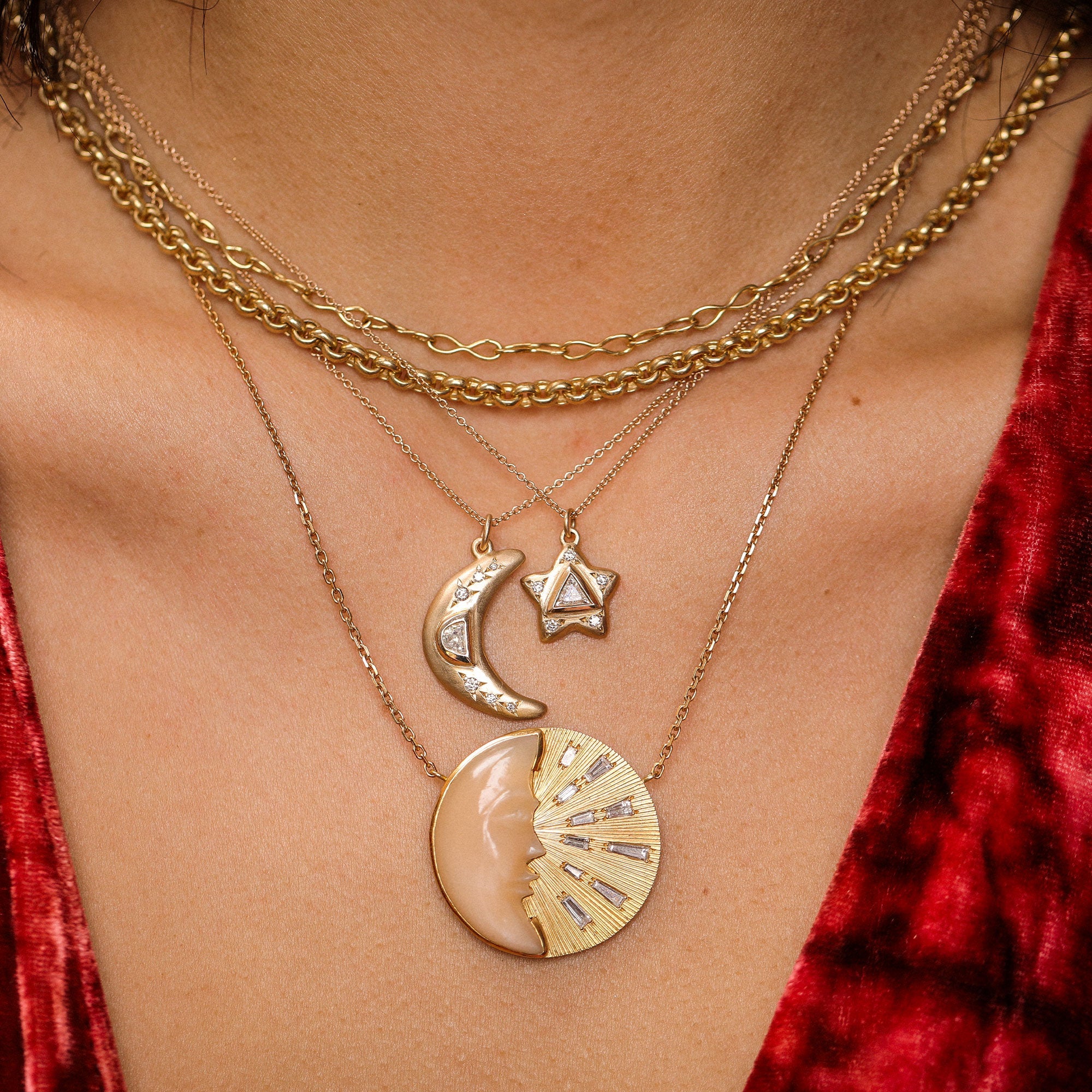 Diamond Star Necklace