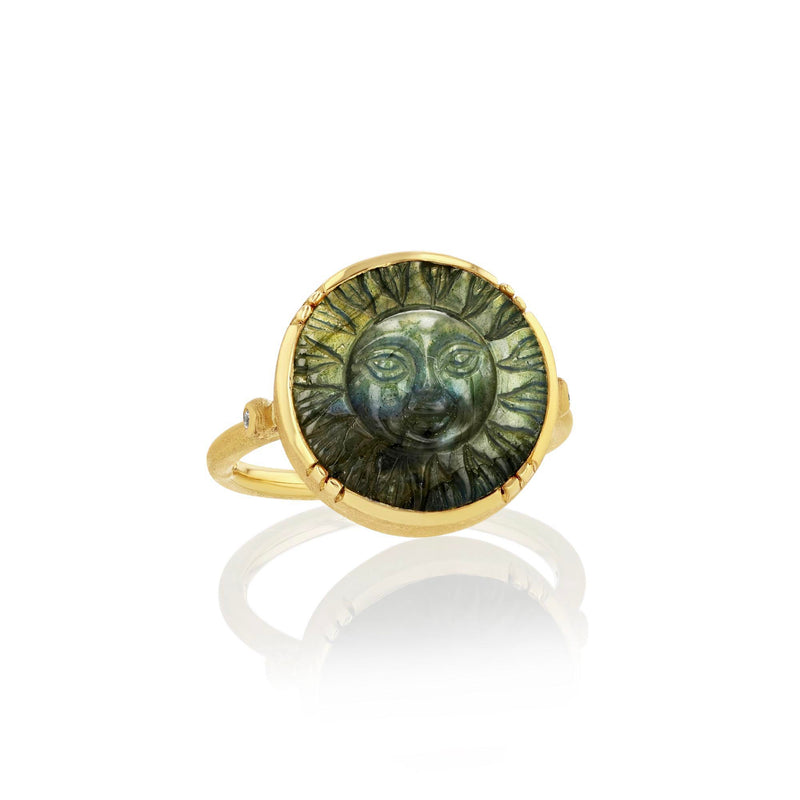 Sun Labradorite Ring