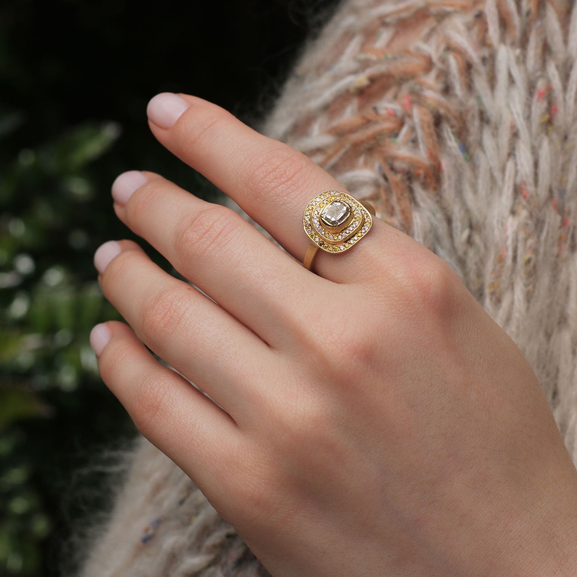 Utopia Spiral Diamond Ring