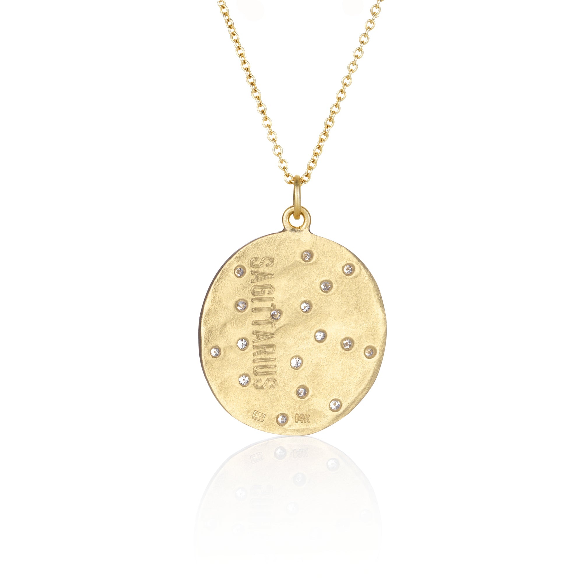 Sagittarius Diamond Astrology Necklace – Brooke Gregson US