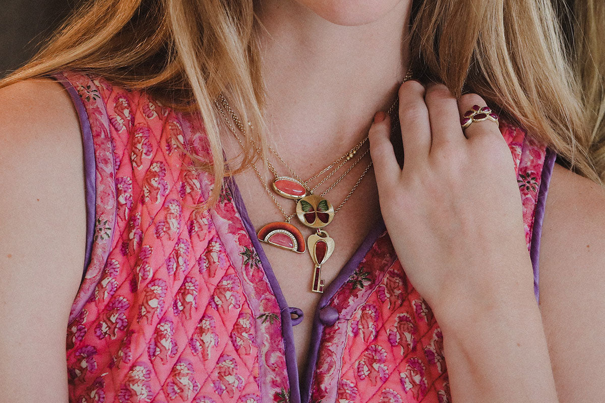 Rhodochrosite fine jewelry